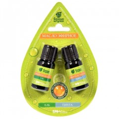 Набор эфирных масел Ель и пихта в блистере в форме капля Банные штучки для бани