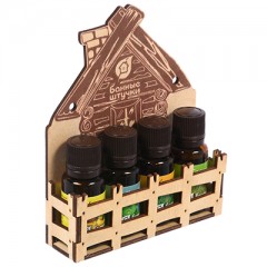 Набор эфирных масел Банька на 4 пузырька (Эвкалипт+сосна+лимон+пихта) для бани