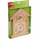 Термометр с гигрометром для бани "Домик" арт.18023