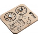 Термометр с гигрометром для бани "Пар и Жар" арт.18045