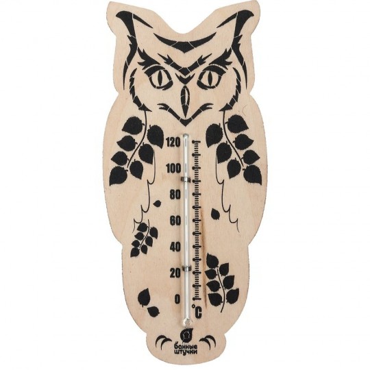Термометр для бани и сауны "Сова" арт.18051