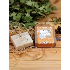 Шампунь-мыло твердый, для бани и сауны"Мед и прополис",100гр для бани