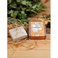 Шампунь-мыло твердый, для бани и сауны"Мед и прополис",100гр для бани