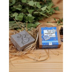 Шампунь-мыло твердый, для бани и сауны "Минеральная грязь мертвого моря",100гр для бани