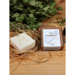 Шампунь-мыло твердый, для бани и сауны"Белая глина",100гр для бани