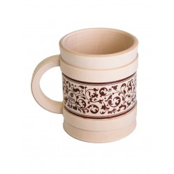 Кружка точёная"Бочонок" 0,5л арт.32240