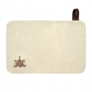 Коврик белый с вышитым логотипом Банные Штучки арт. 41416