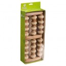 Массажер деревянный для ног, роликовый арт.40051