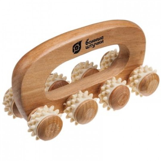 Массажер деревянный универсальный "Вездеход" арт.40054
