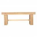Лавочка разборная 100х33х43 см для бани и сауны (липа)