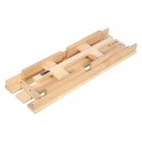 Лавочка разборная 100х33х43 см для бани и сауны (липа)