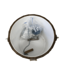 Обливное ведро из дуба 16 л. с пластиковой вставкой