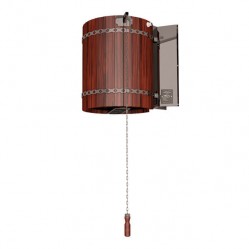 Обливное устройство для бани Ливень 50 л красное дерево