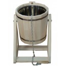 Обливное ведро 15л  с нержавеющей вставкой