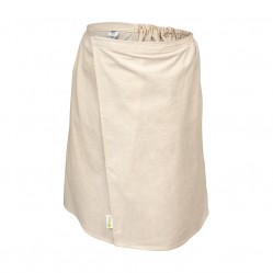 Накидка «Лён» для мужчин, для бани и сауны, 140х60см