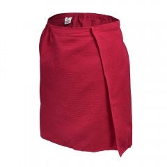 Вафельная накидка для мужчин красная (145х60 см)