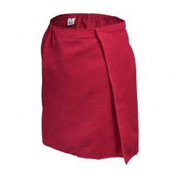 Вафельная накидка для мужчин красная (145х60 см)