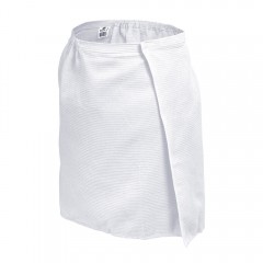 Вафельная накидка для мужчин белая (145х60 см)