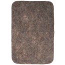 Комплект банный (шапка,коврик), войлок серый. для бани