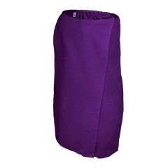 Вафельная накидка для женщин фиолетовая (145х78см)