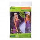 Накидка для женщин (140х80см хлопок) фиолетовая