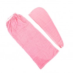 Набор для бани (парео, чалма) махровый XXL