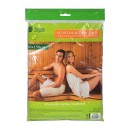 Вафельное полотенце-простынь банное, фиолетовое 80*150см Банные штучки