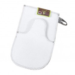 Рукавица банная универсальная белая