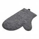 Рукавица для сауны серая