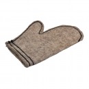 Рукавица банная темная Банные штучки (шерсть)