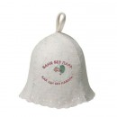 Шапка "Баня без пара, как щи без навара" Hot Pot арт.41163