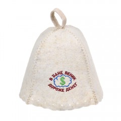 Шапка "В бане веник дороже денег" Hot Pot арт.41168