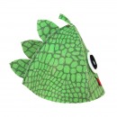 Шапка банная «Дракончик с гребнем», фетр зелёный