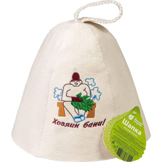 Шапка Хозяин бани "Банные штучки" арт. 41004