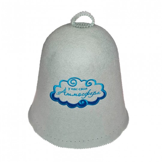 Колпак банный цветной "У нас своя Атмосфера"