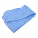 Махровая чалма голубая