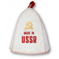Шапка для бани и сауны "СССР" войлок арт. Б406