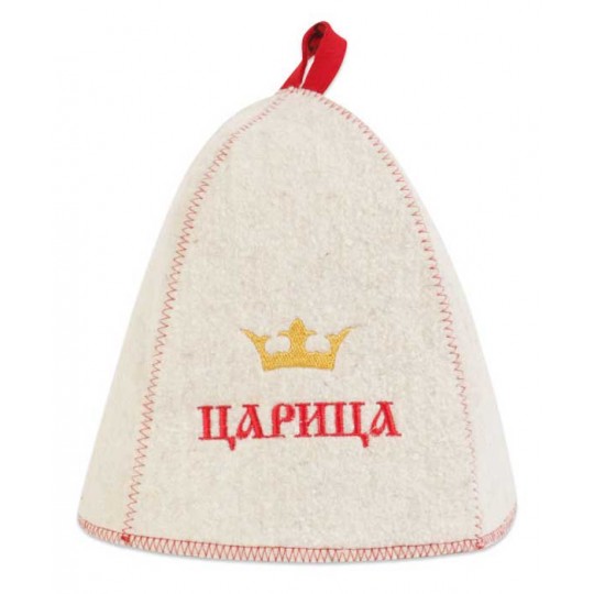 Шапка для бани и сауны "Царица" войлок арт. Б410