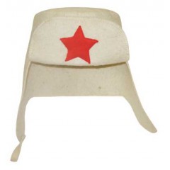 Шапка банная "Ушанка" войлок арт. Б419