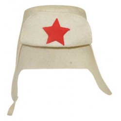 Шапка банная "Ушанка" войлок арт. Б419