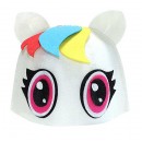 Шапка банная "Радужная пони" фетр белый арт. Б450142