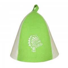 Шапка банная вышивка ВОЖДЬ (фетр)