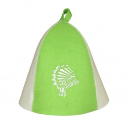 Шапка банная вышивка ВОЖДЬ (фетр)