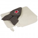 Подарочный набор 3 предмета (шапка Буденовка, рукавица, коврик) в коробке