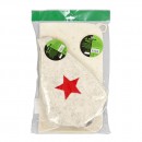 Подарочный набор 2 предмета (шапка Буденовка белая, коврик)