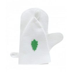 Набор д/бани (шапка, рукавица), ЭКОНОМ, войлок синт. для бани