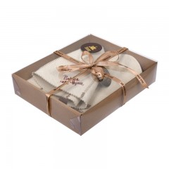 Набор «Парься от души» из 3-х предметов (шапка, рукавица, коврик)