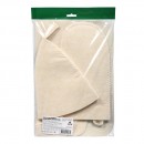 Набор из трех предметов (Шапка, коврик, рукавица) белый Hot Pot