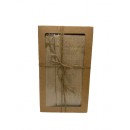 Вафельная накидка для женщин бежевая (145х75 см)