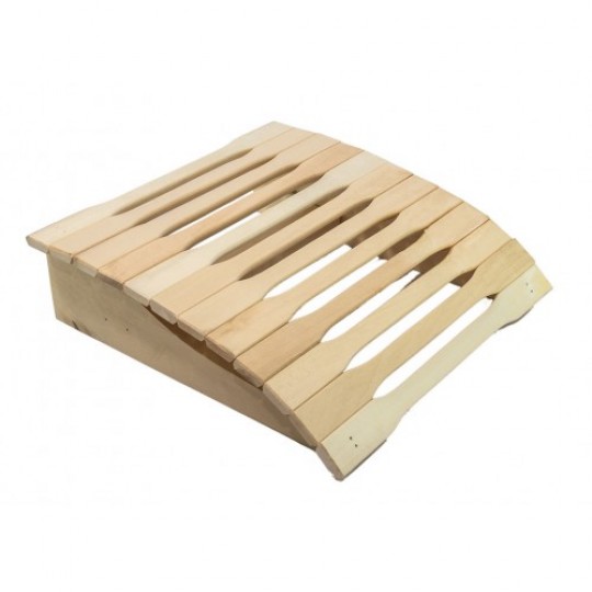 Подголовник пружинный анатомический (фигур. рейка) для бани